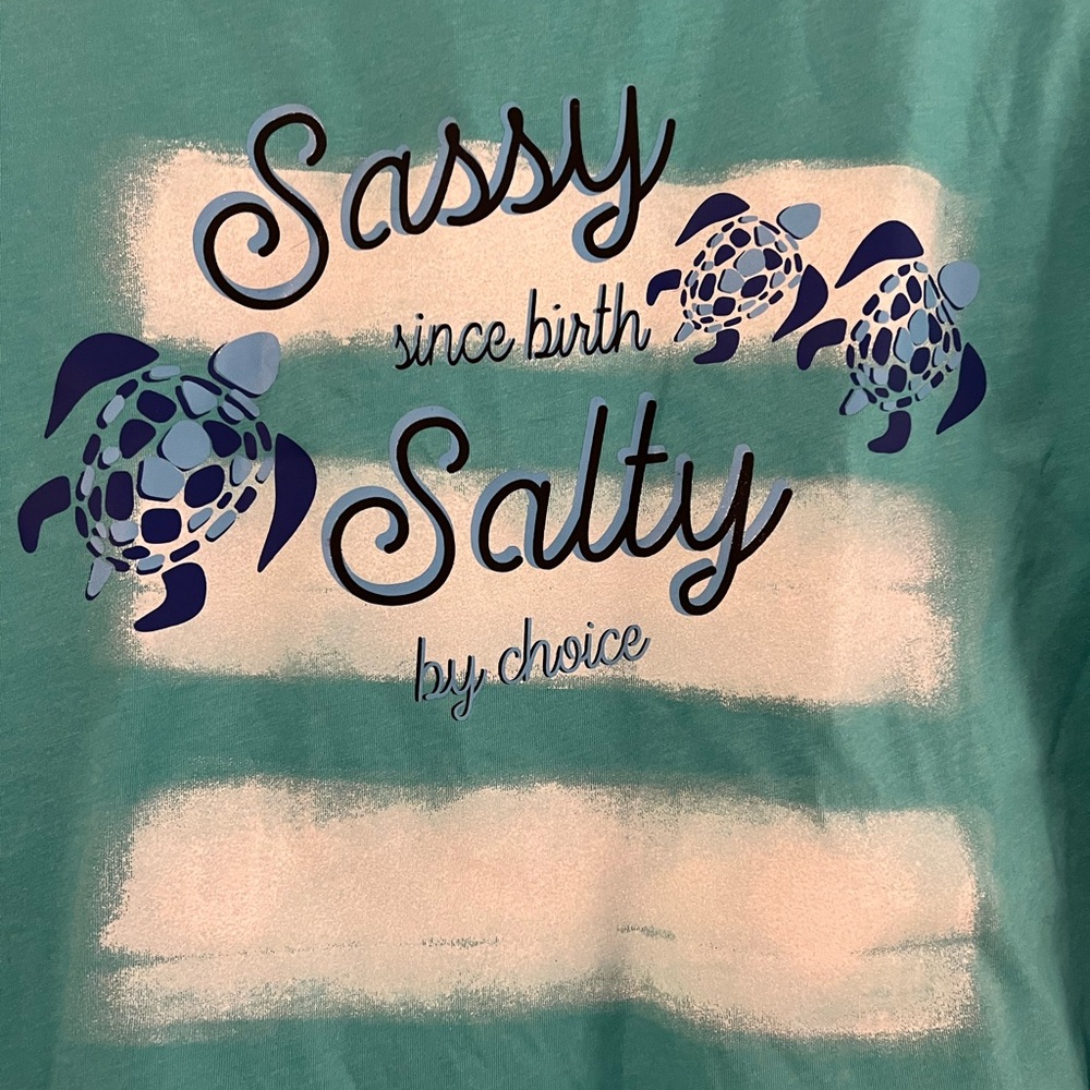 Custom Made Large TShirt.  Front is blank; design is on back; short sleeve